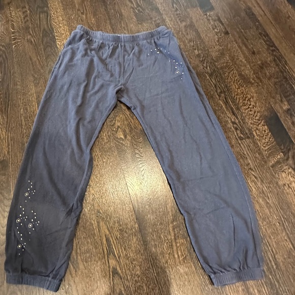 Charcoal Spiritual Gangster Sweatpants with gold constellations - Picture 2 of 3